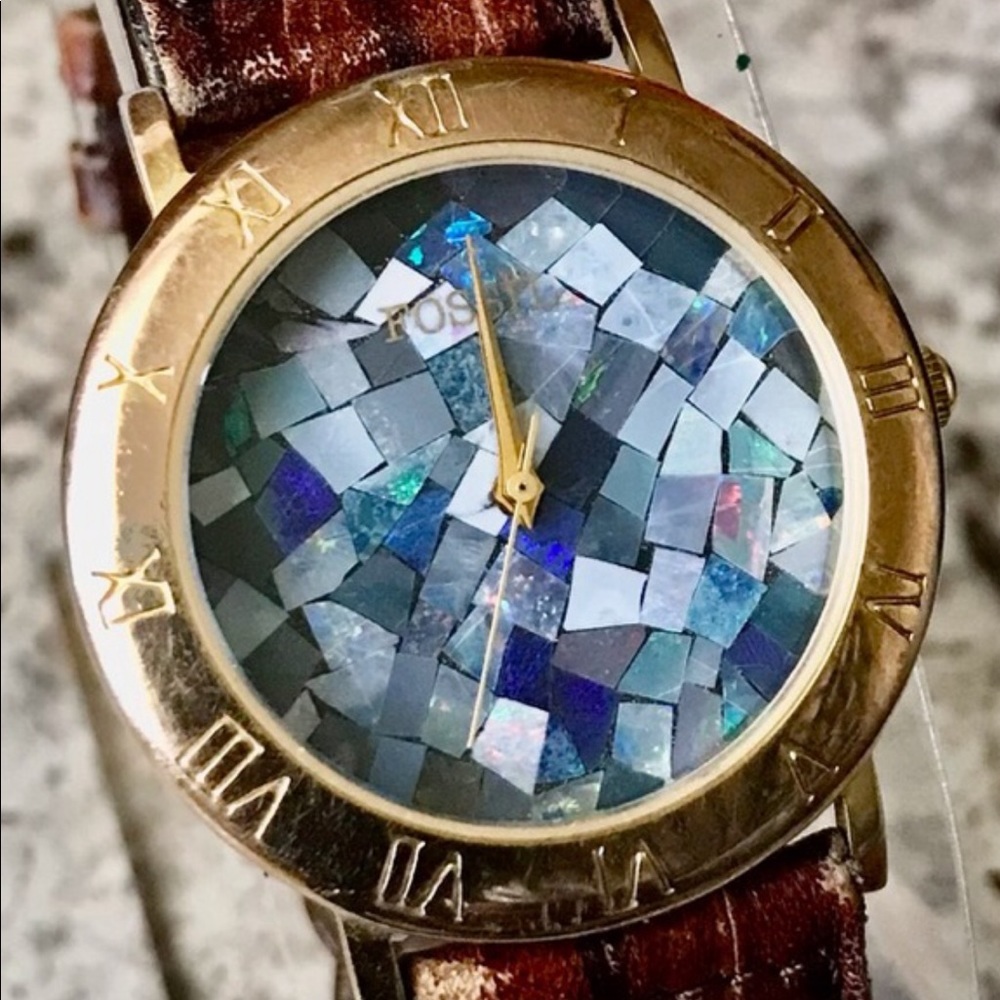 RARE VINTAGE 1990’s MOSIAC FOSSIL WATCH SC-5289 - Picture 3 of 8